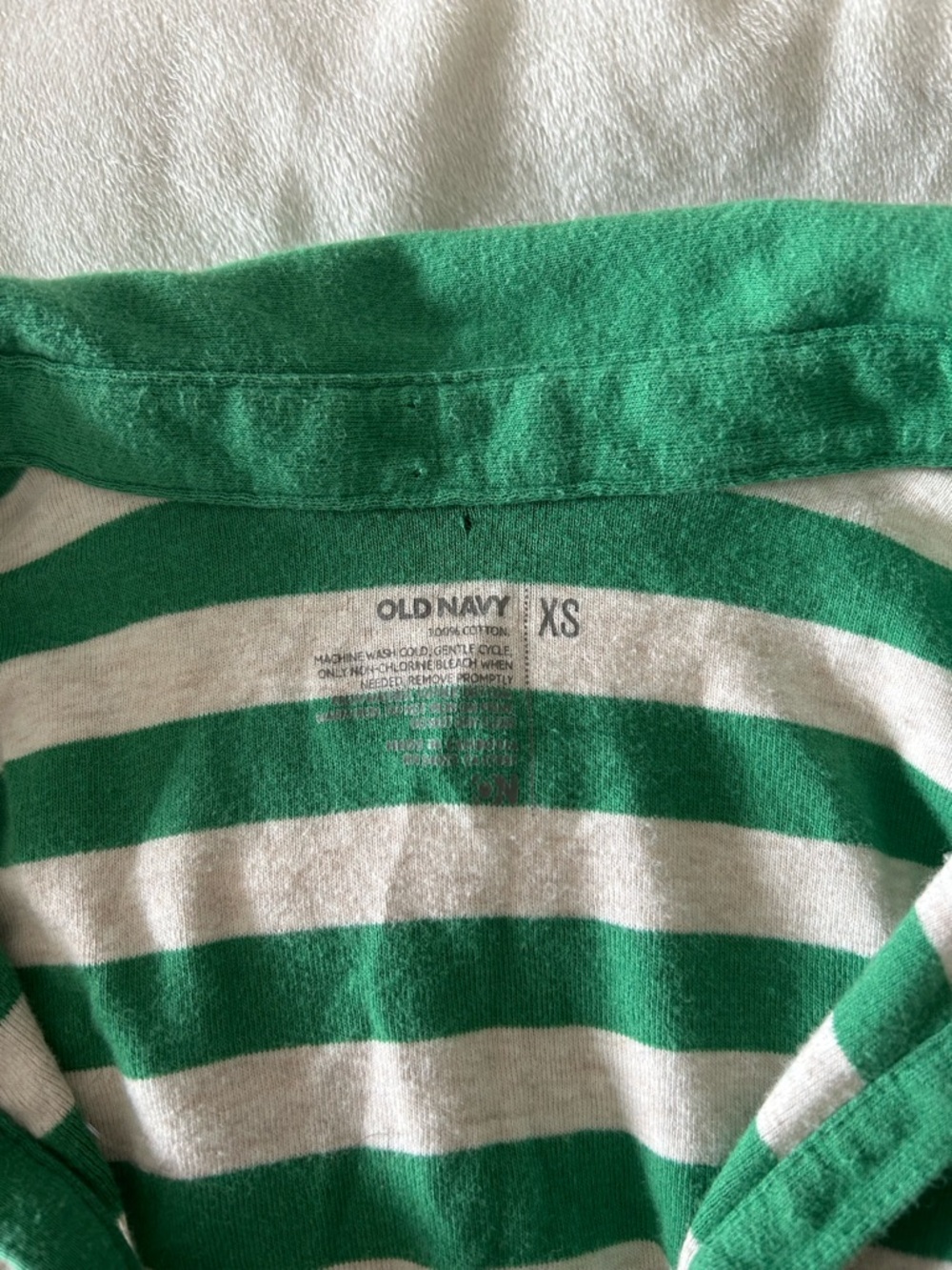 striped button up top! - Picture 3 of 3